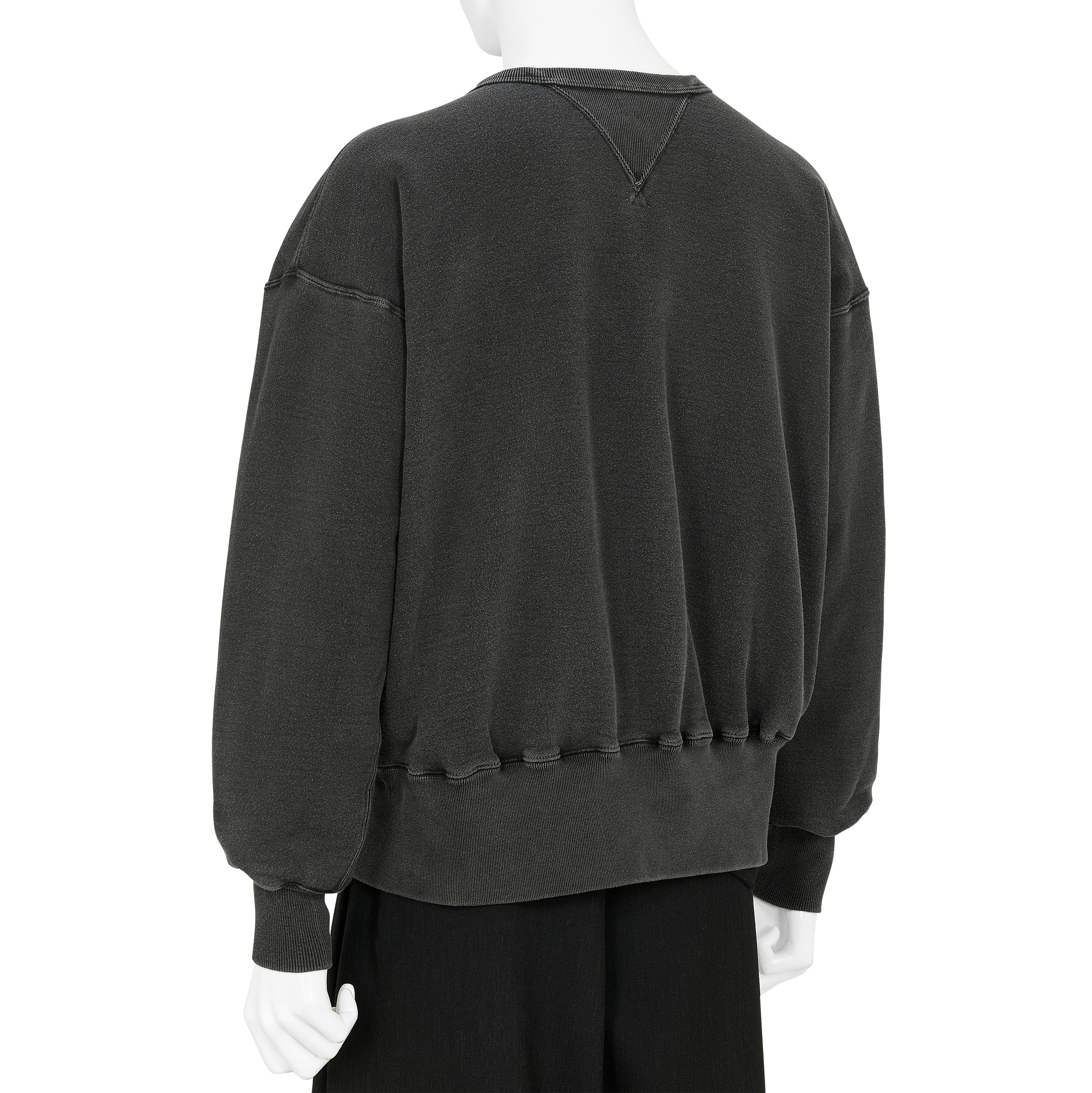 LOT.603 SWEAT SHIRT SUMI DYED BLACK