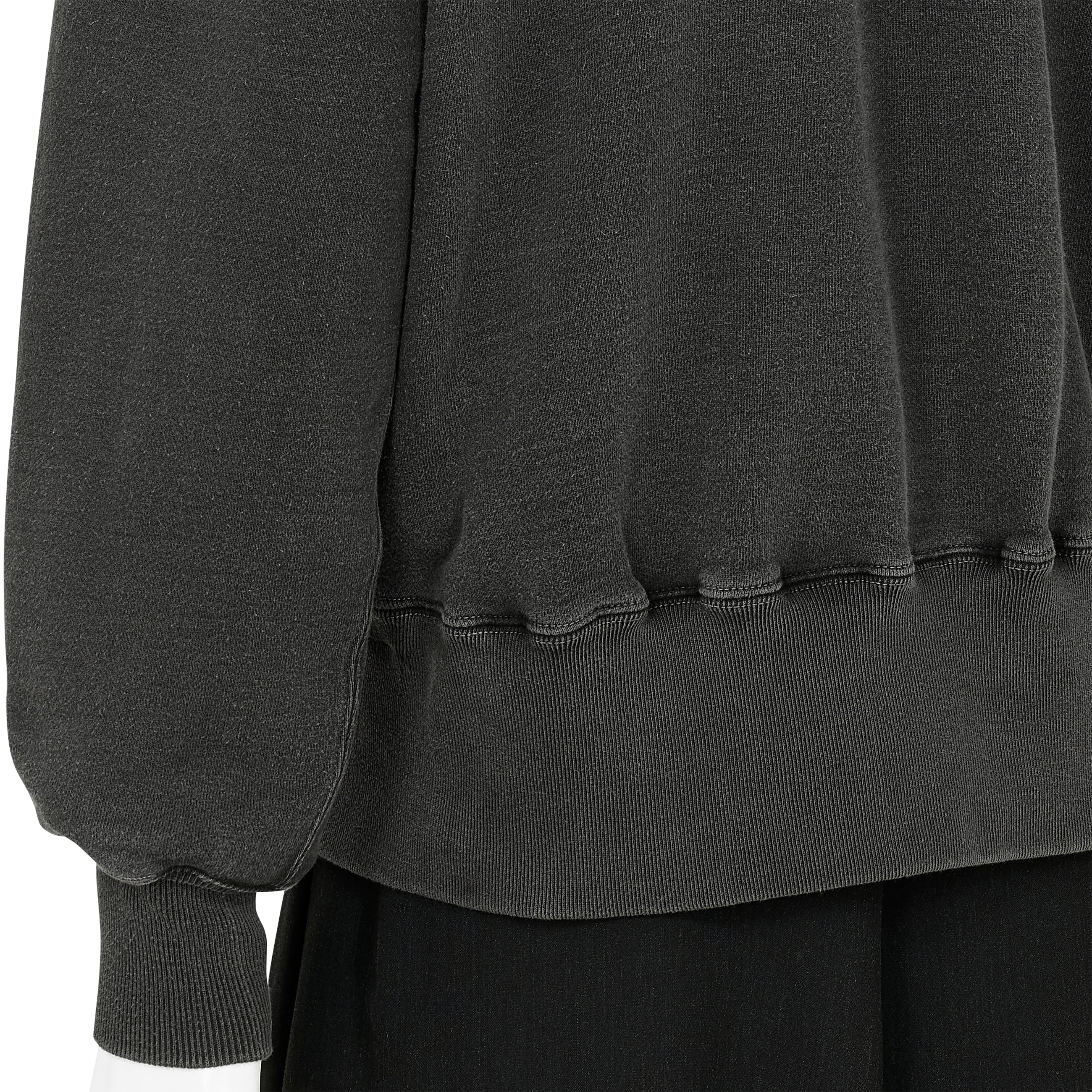 LOT.603 SWEAT SHIRT SUMI DYED BLACK