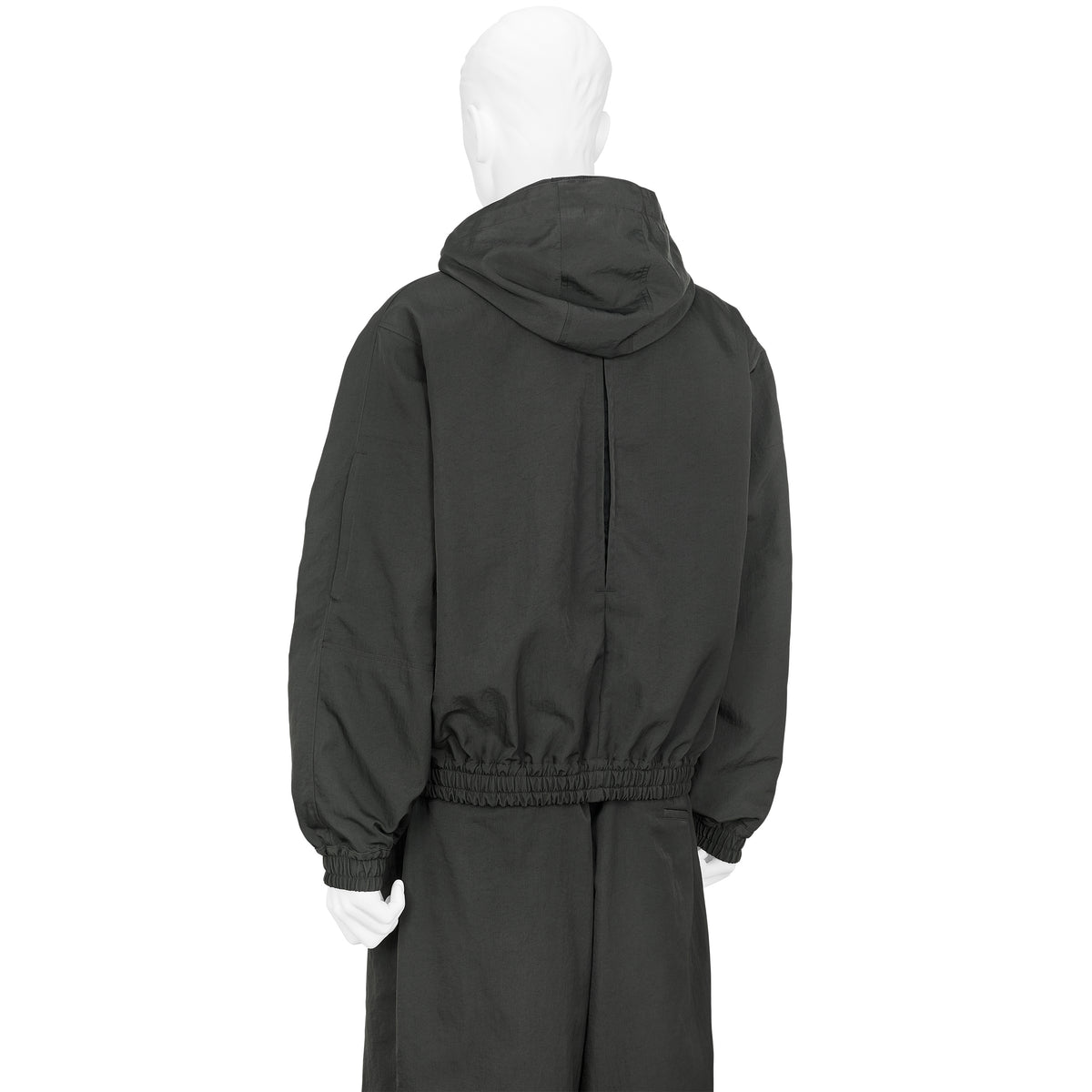 MULTI POCKET HOODED BLOUSON GRAY