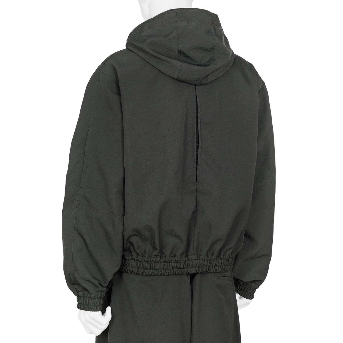 MULTI POCKET HOODED BLOUSON GRAY