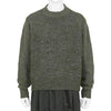 WHITE NEP KNIT GRAY KHAKI