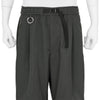 KNEE TUCK WIDE EASY PANTS GRAY