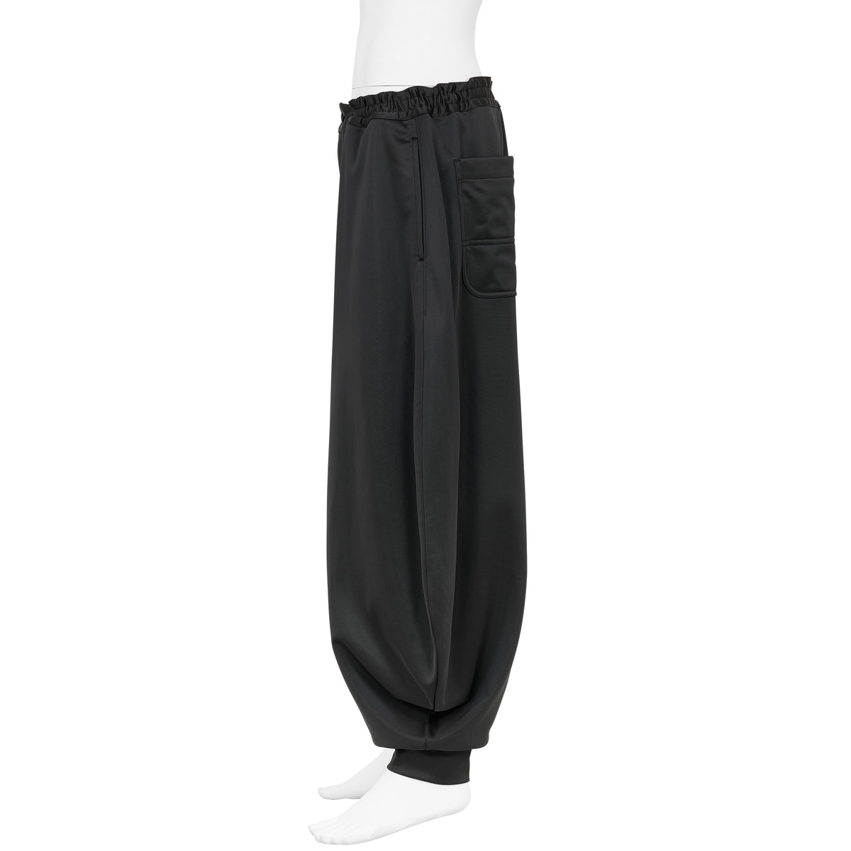 POLYESTER TRIACETATE PANTS BLACK