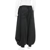 POLYESTER TRIACETATE PANTS BLACK