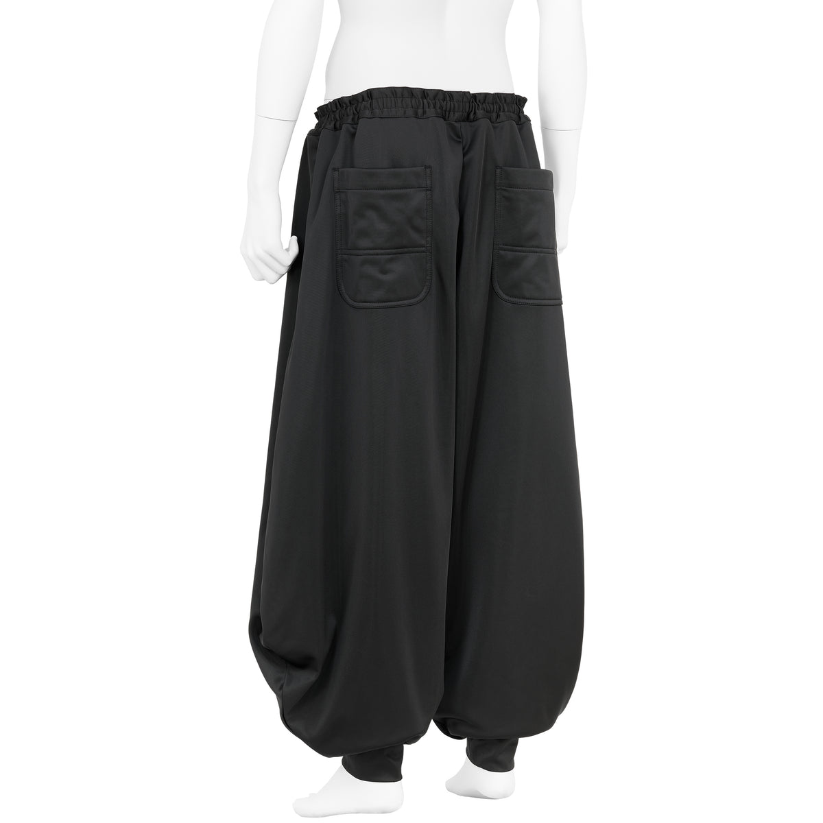 POLYESTER TRIACETATE PANTS BLACK