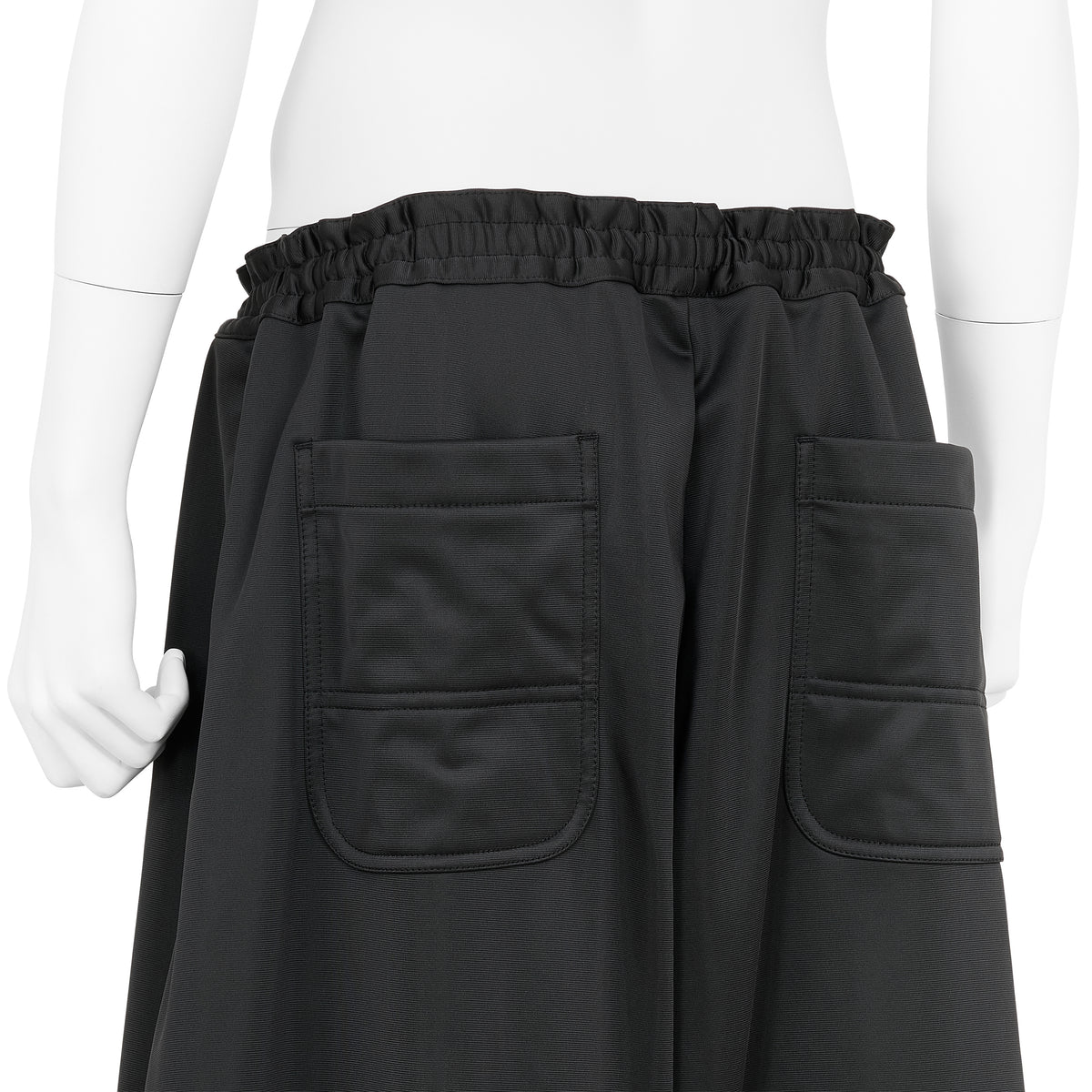 POLYESTER TRIACETATE PANTS BLACK