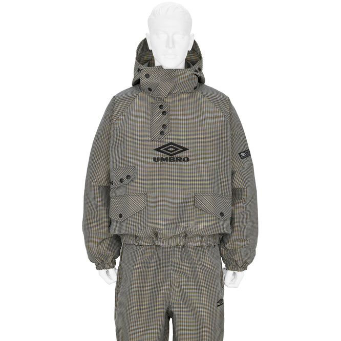 SMOCK CHECK ANORAK BEIGE