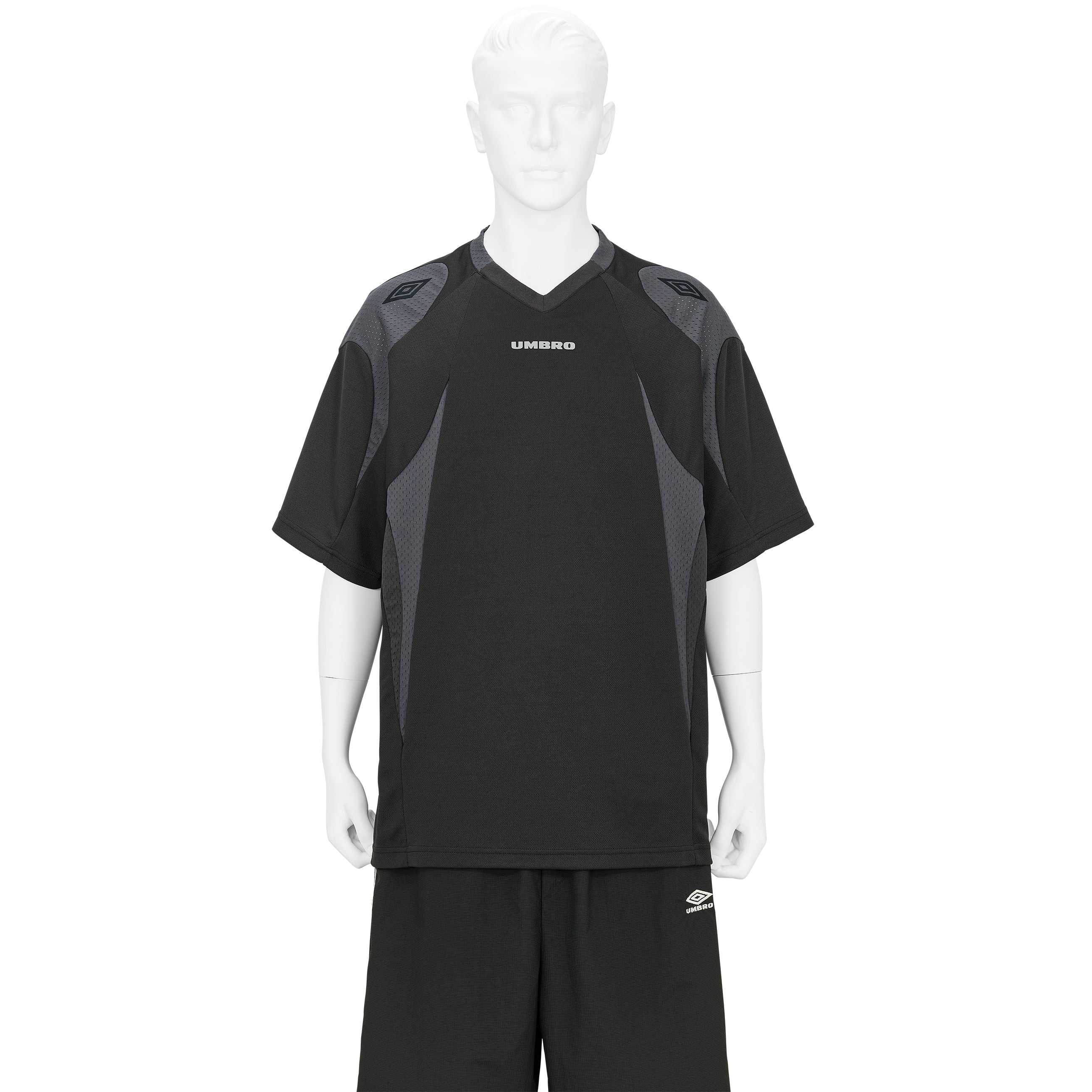 TRAINING 08 10 TEE SHIRT BLACK - SLAM JAM and UMBRO(スラムジャム