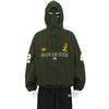 MANCHESTER MASKED HOODIE OLIVE