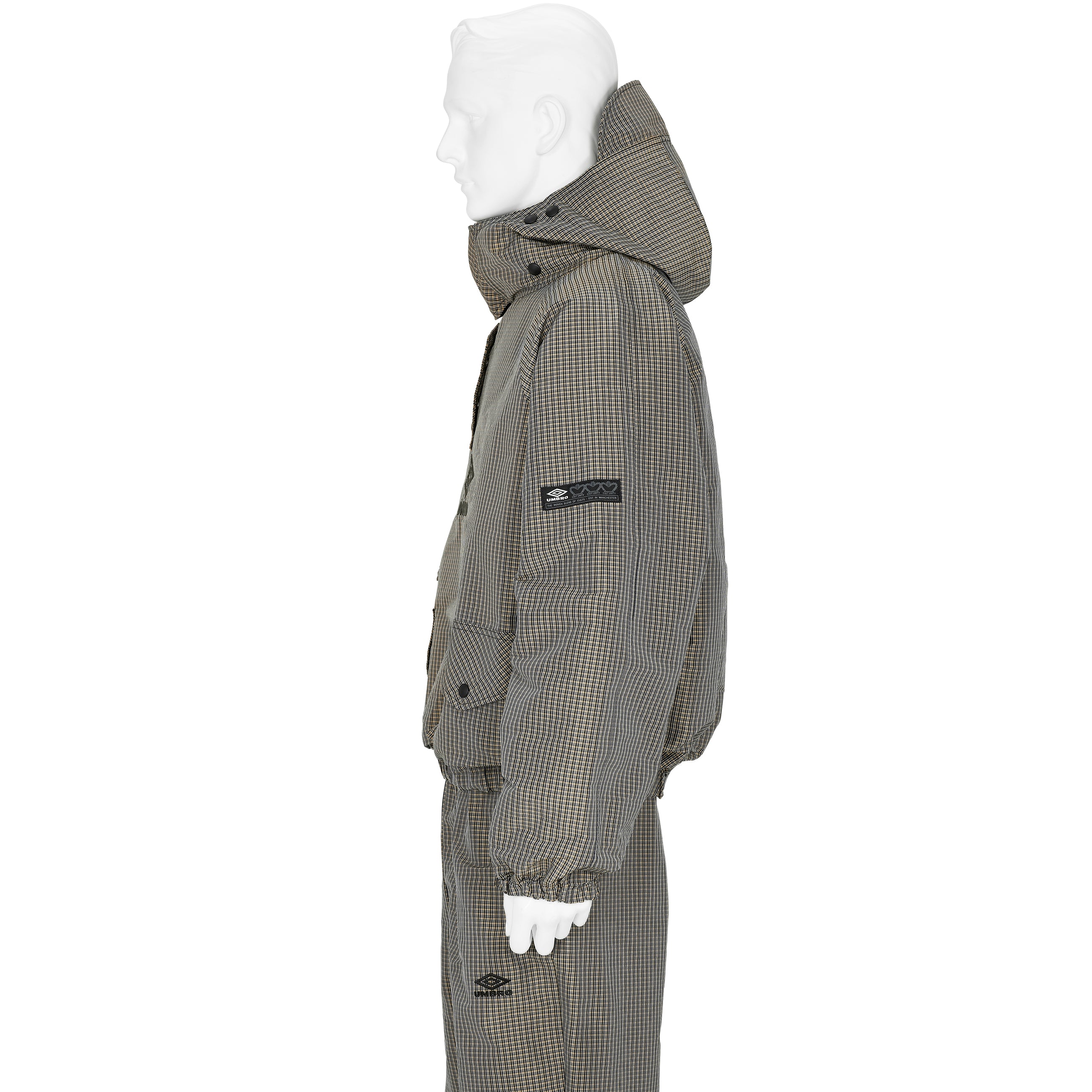 SMOCK CHECK ANORAK BEIGE