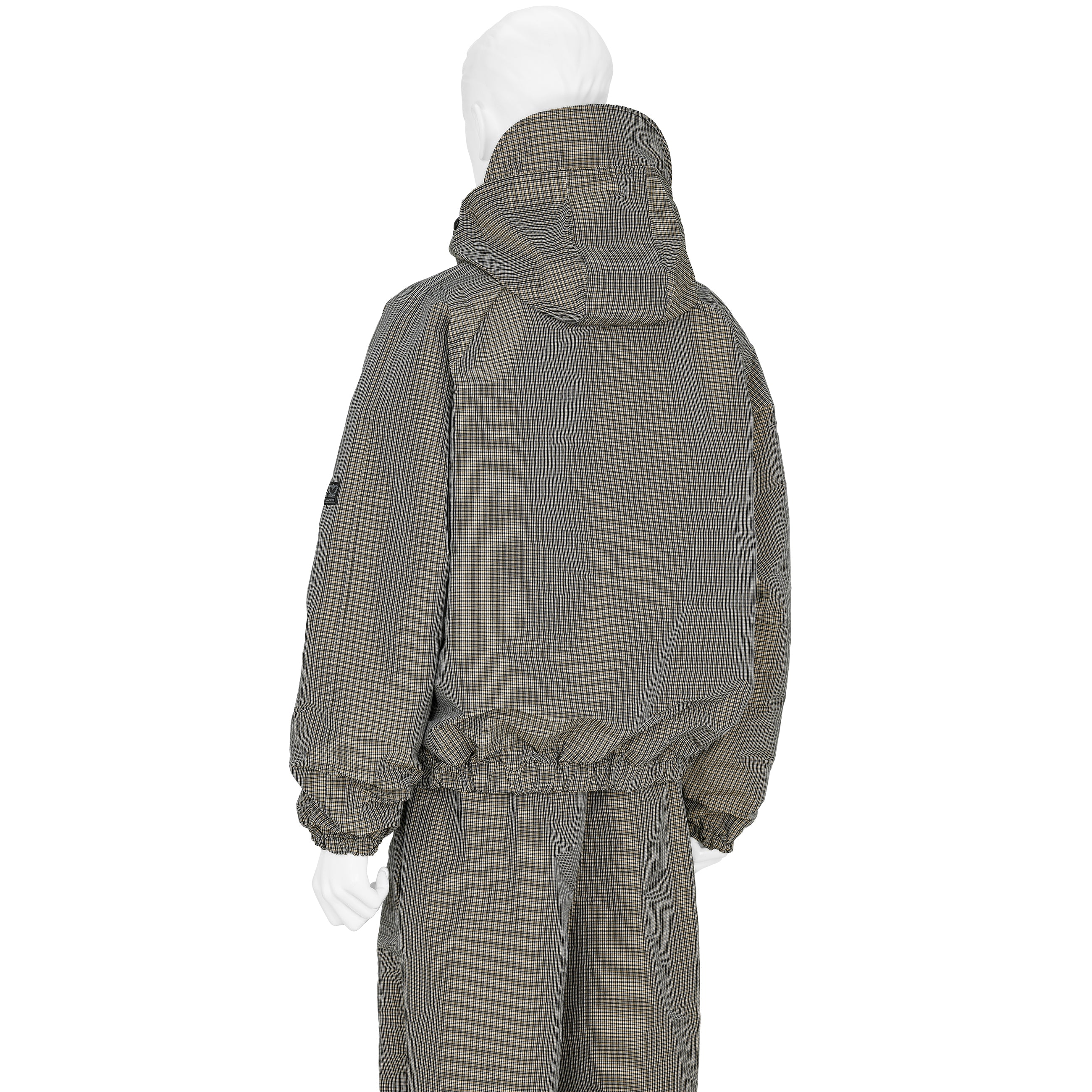 SMOCK CHECK ANORAK BEIGE