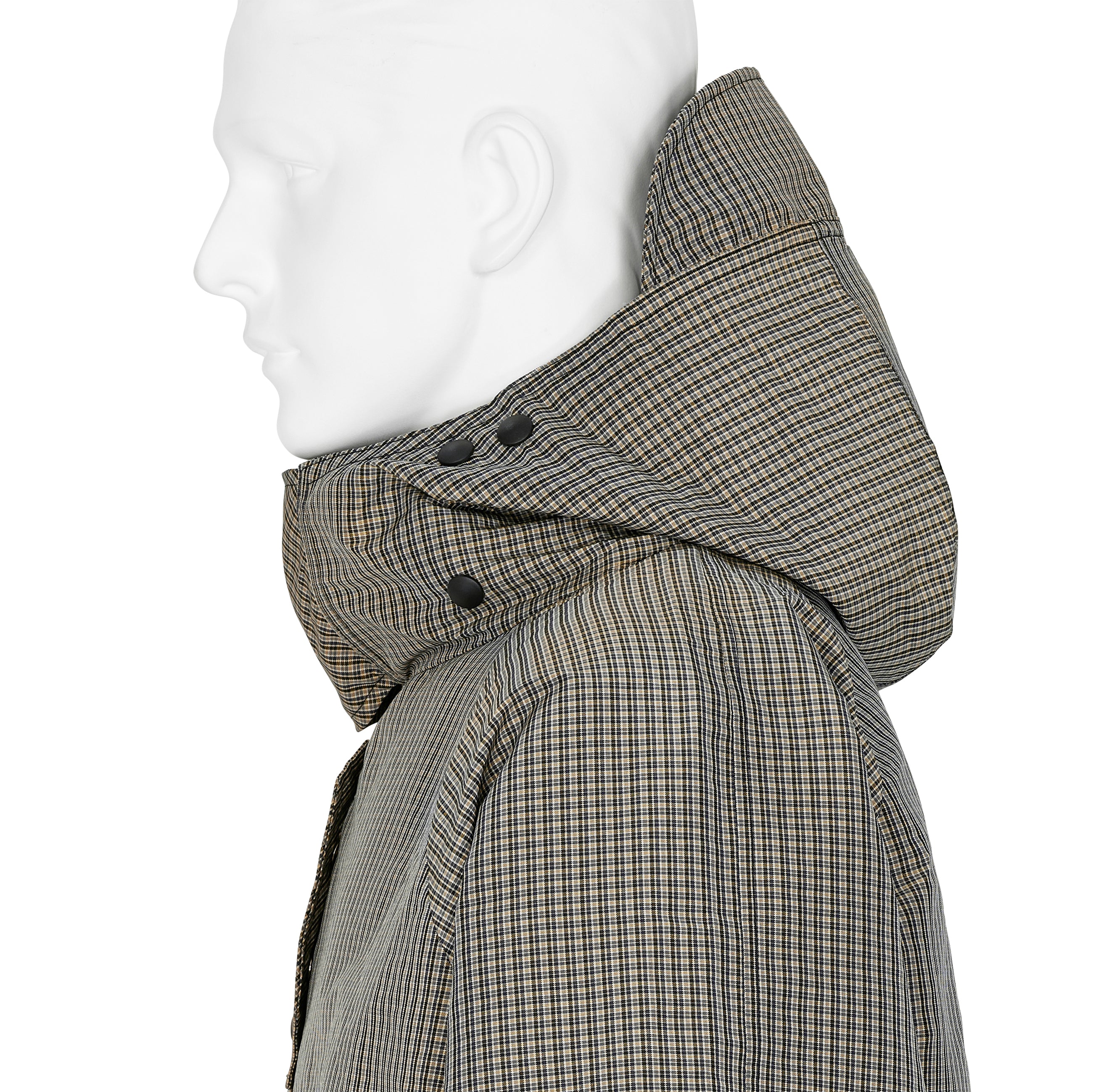 SMOCK CHECK ANORAK BEIGE