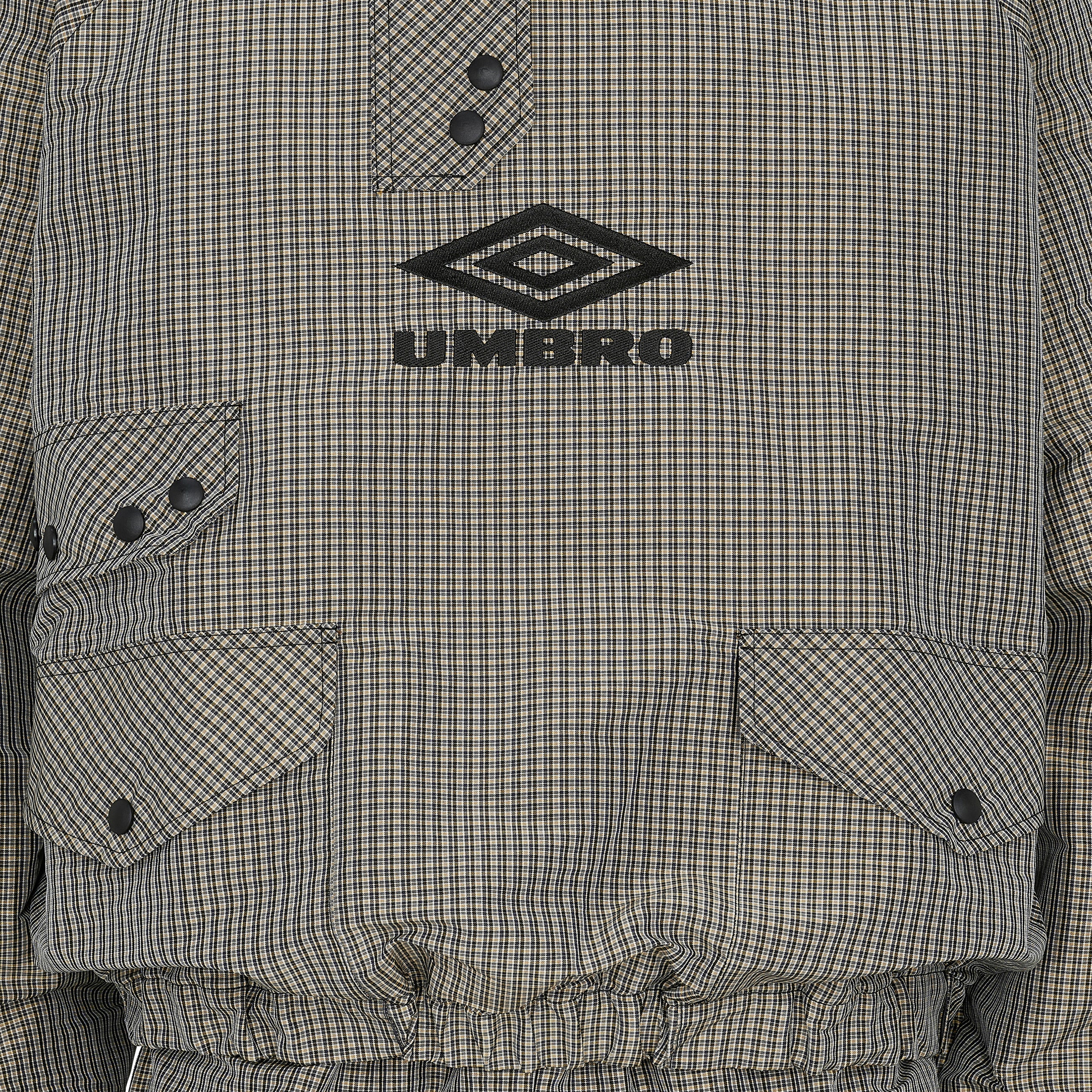 SMOCK CHECK ANORAK BEIGE