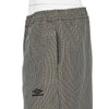 CHECK TRACK PANTS BEIGE