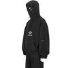 POLARTEC FLEECE MASKED HOODIE BLACK