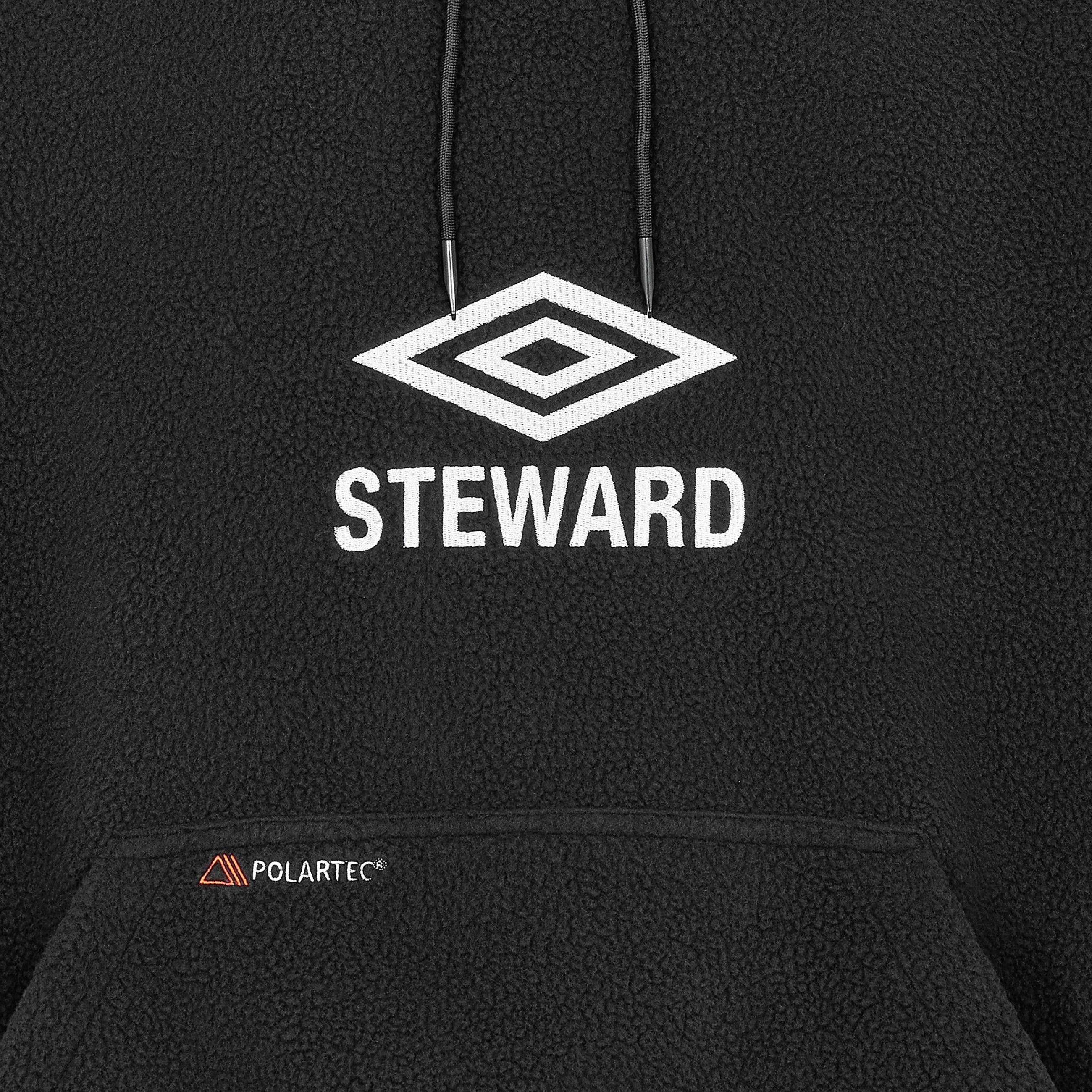 POLARTEC FLEECE MASKED HOODIE BLACK