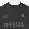 OFFENCE DEFENCE TEE SHIRT WASHED BLACK