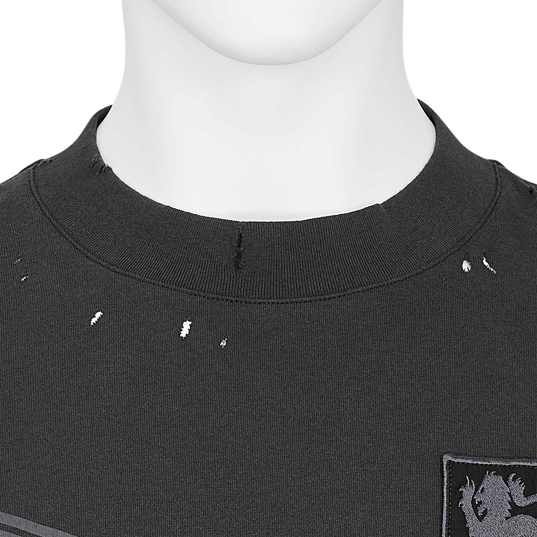 OFFENCE DEFENCE TEE SHIRT WASHED BLACK