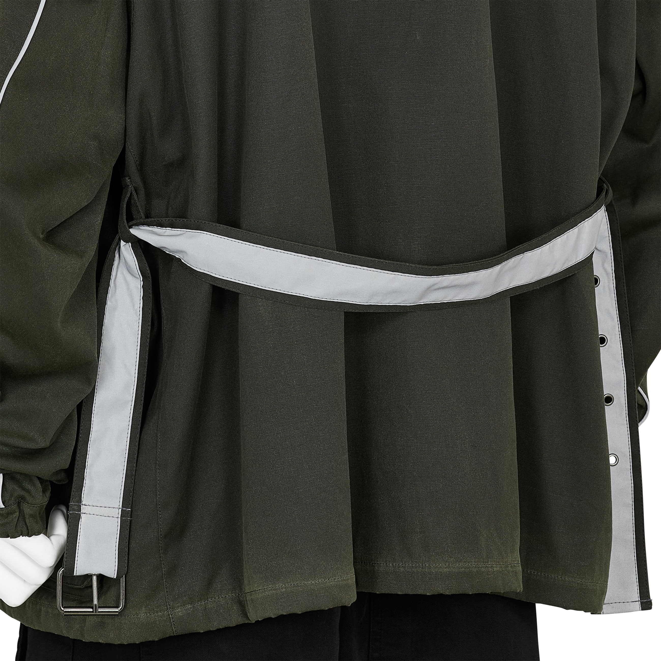 TRAINER WAXED JACKET DARK OLIVE