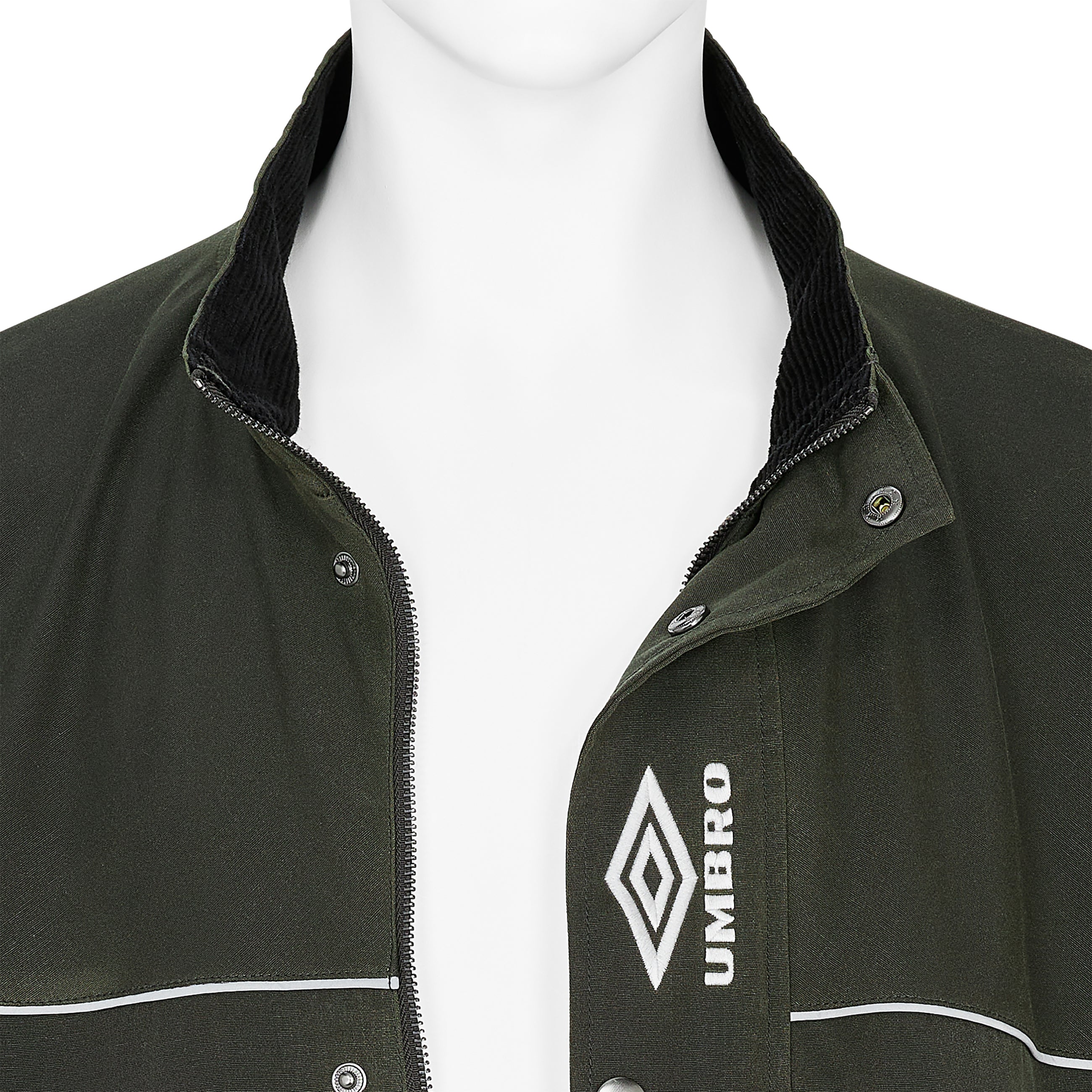TRAINER WAXED JACKET DARK OLIVE