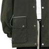TRAINER WAXED JACKET DARK OLIVE
