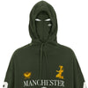MANCHESTER MASKED HOODIE OLIVE