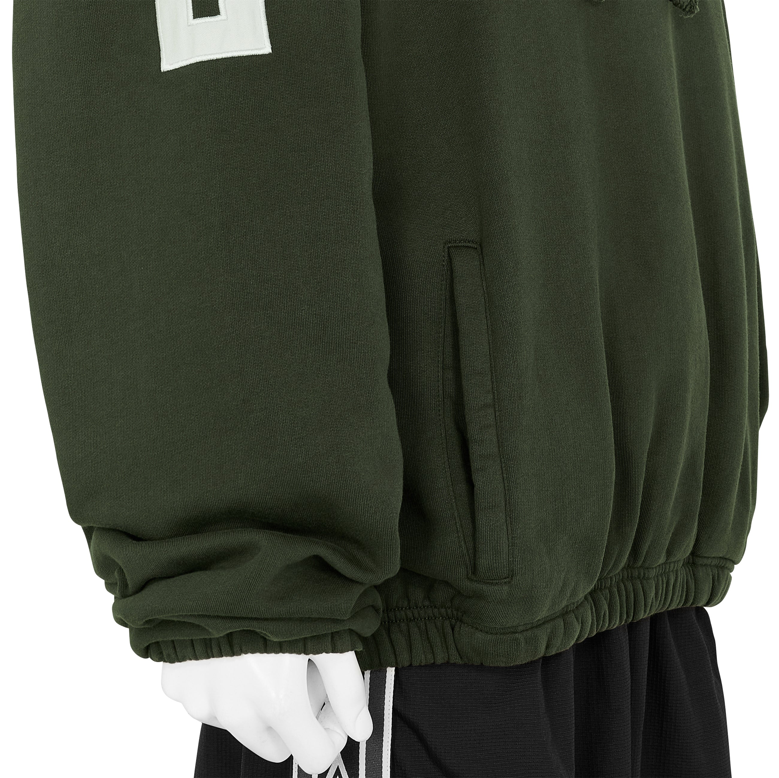MANCHESTER MASKED HOODIE OLIVE - SLAM JAM and UMBRO(スラムジャム