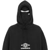 OG LOGO MASKED HOODIE WASHED BLACK