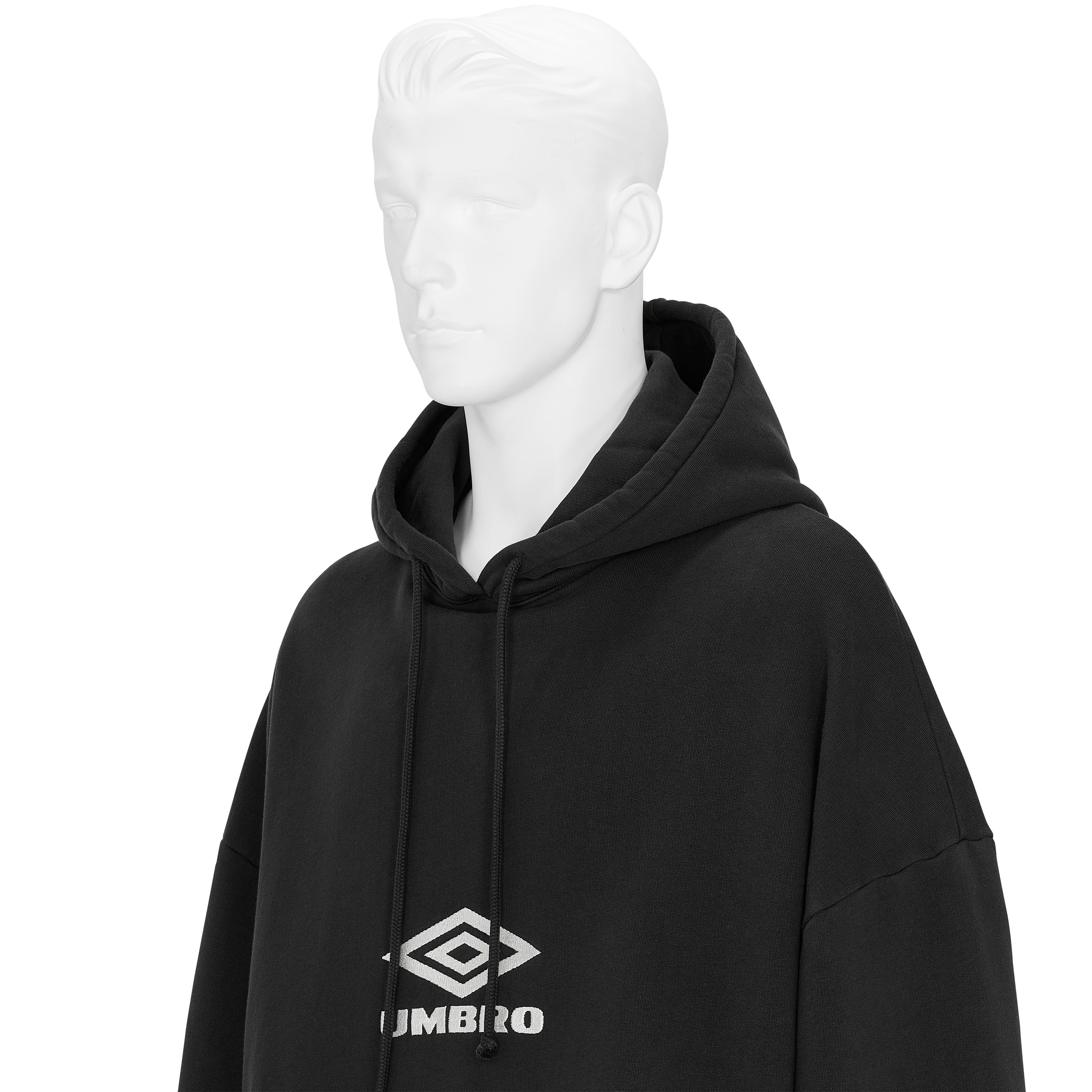 OG LOGO MASKED HOODIE WASHED BLACK