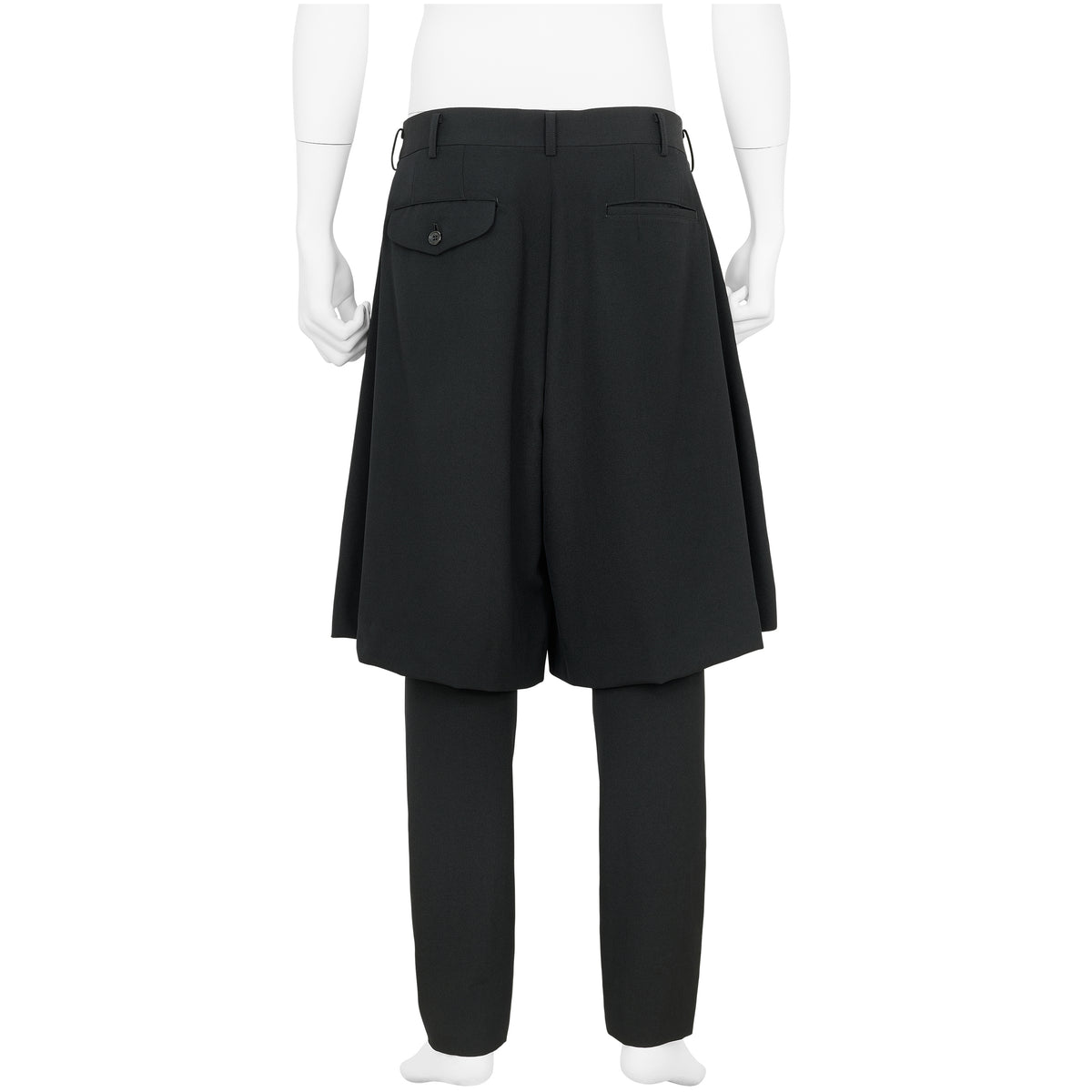 WOOL LAYER PANTS BLACK
