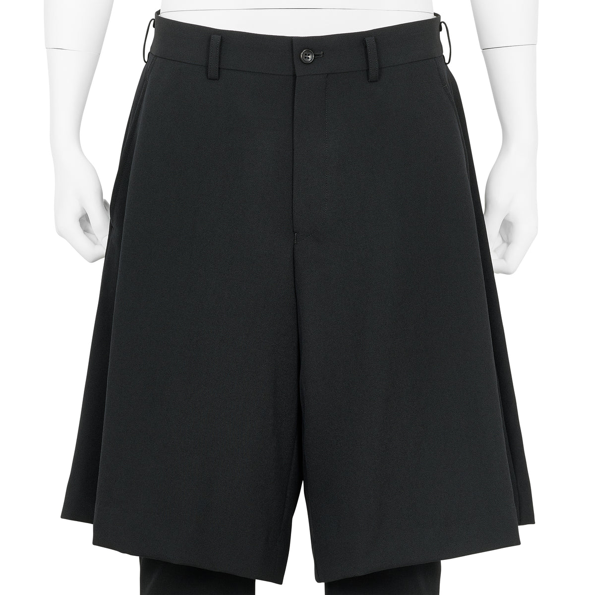 WOOL LAYER PANTS BLACK