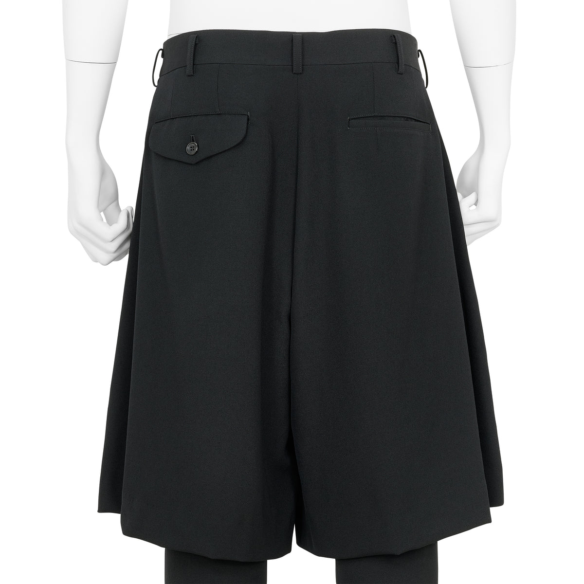 WOOL LAYER PANTS BLACK