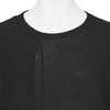 HIGH TWISTED GAS PS ASYMMETRY S/S TEE BLACK