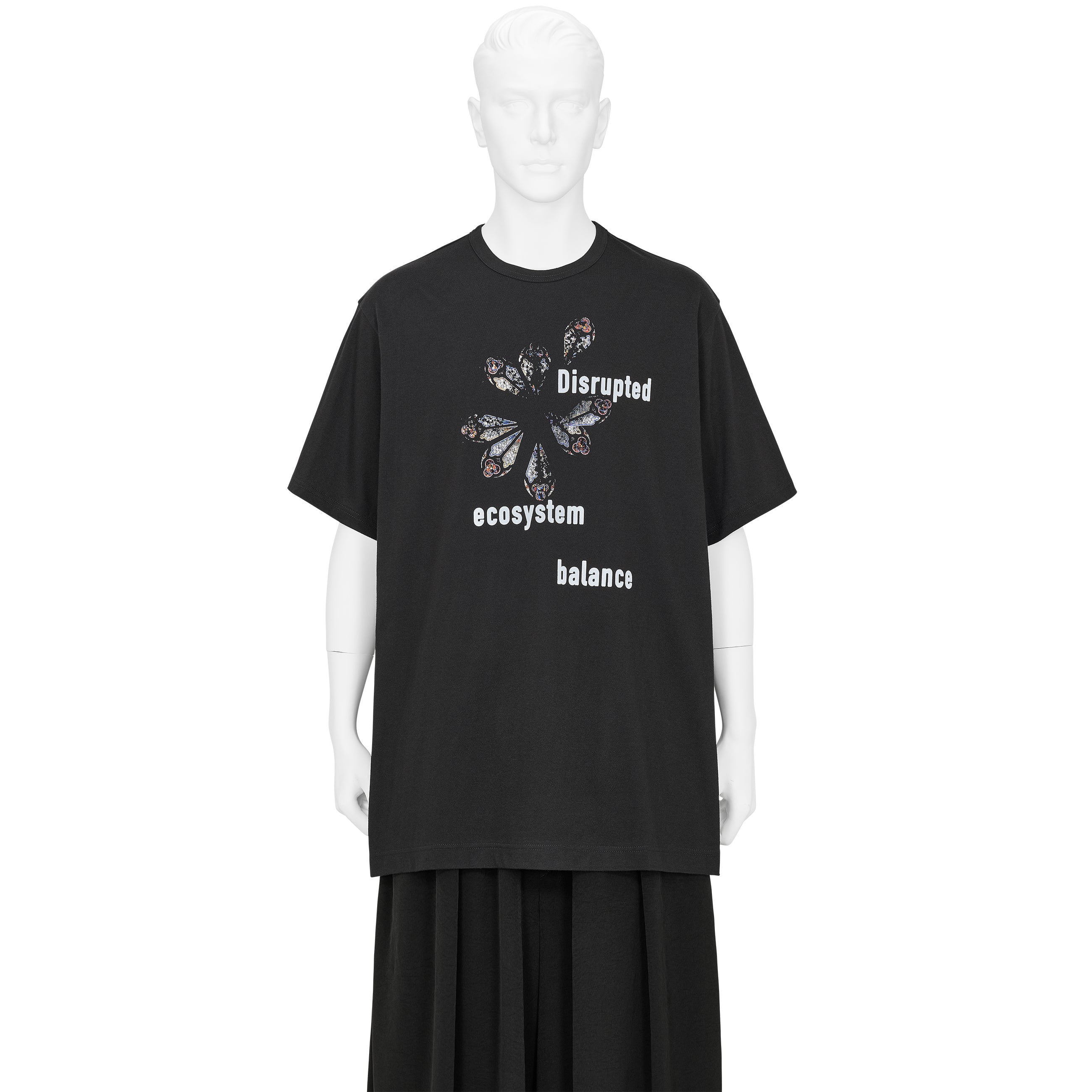 PLAIN STITCH TEE  [BALANCE] BLACK