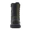 CANVAS HORSE SIDE LACE UP BOOTS DARK GREEN