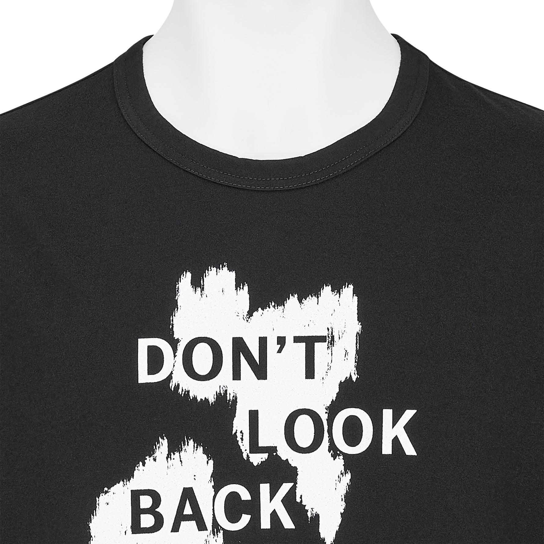 PLAIN STITCH TEE [DON'T LOOK BACK] BLACK