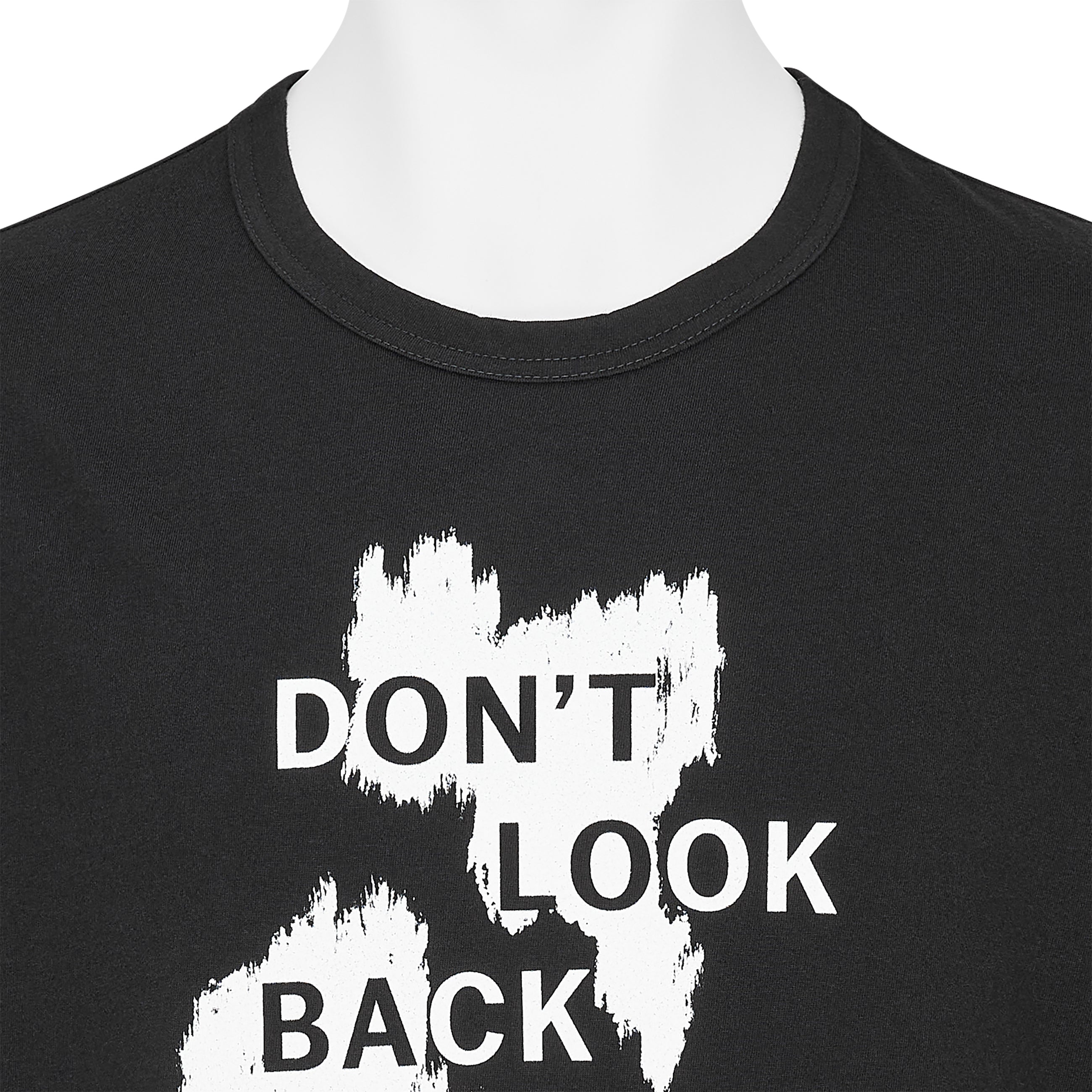 PLAIN STITCH TEE [DON'T LOOK BACK] BLACK