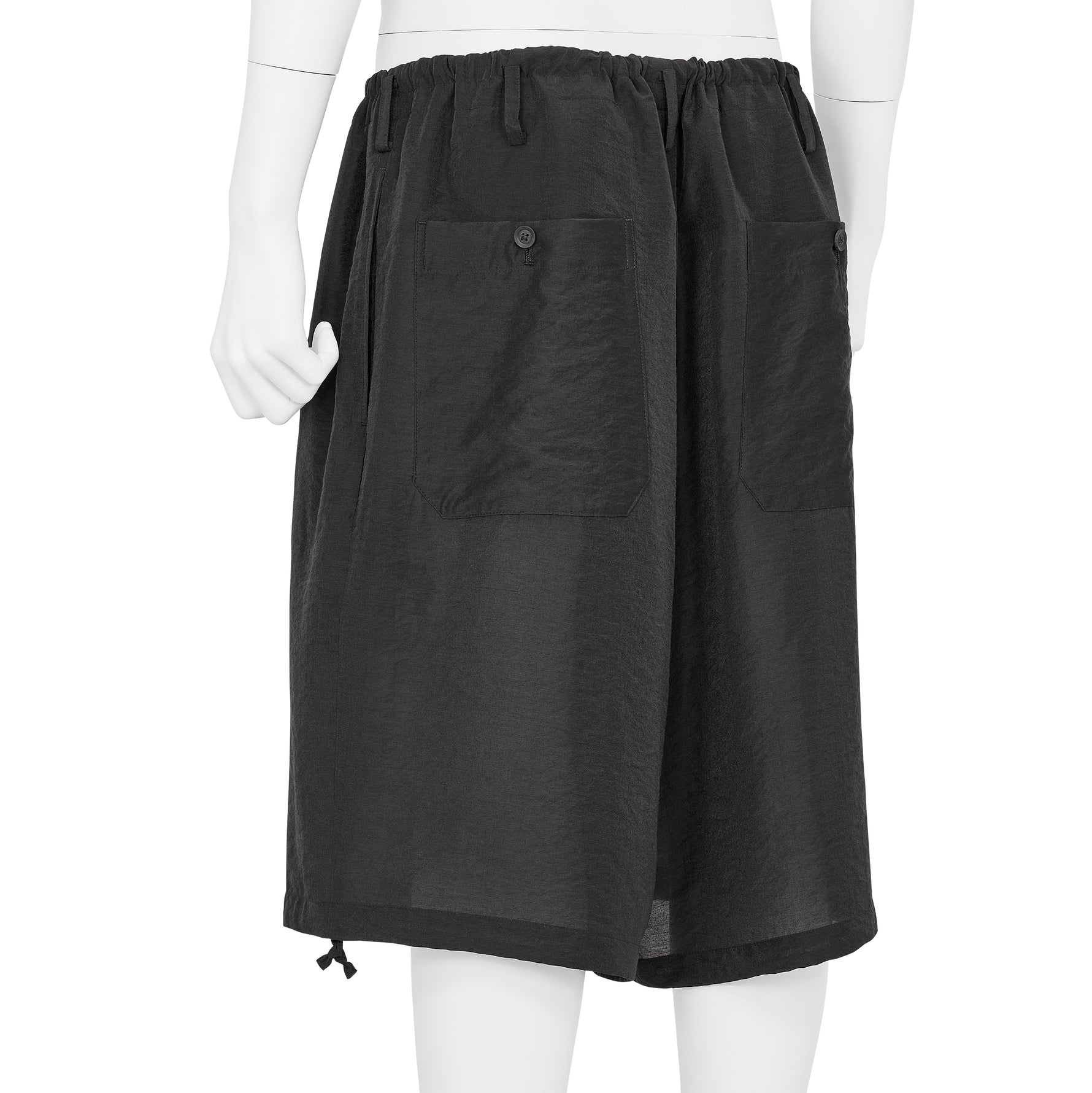 SEAM POCKET SHORTS BLACK