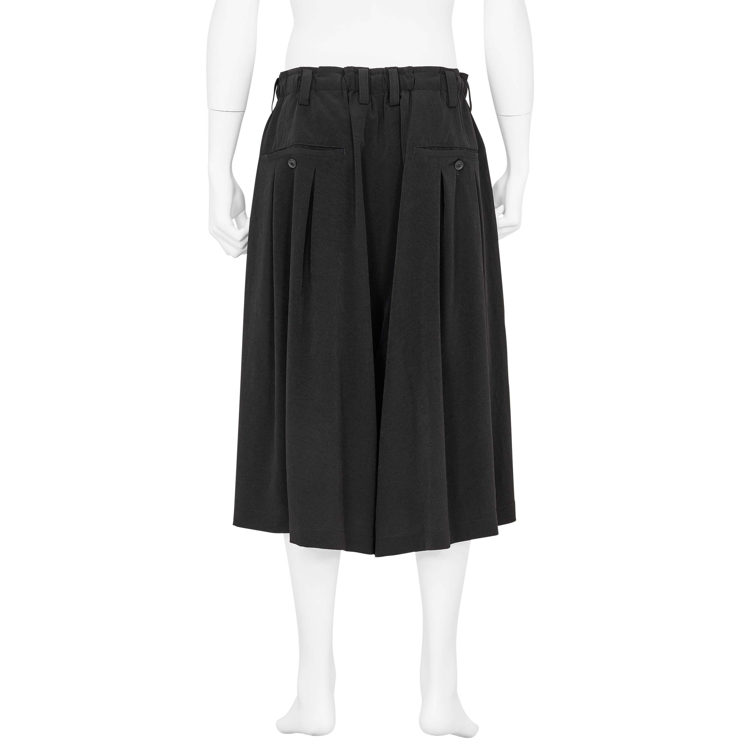 TUXEDO 8 TUCKS PANTS BLACK