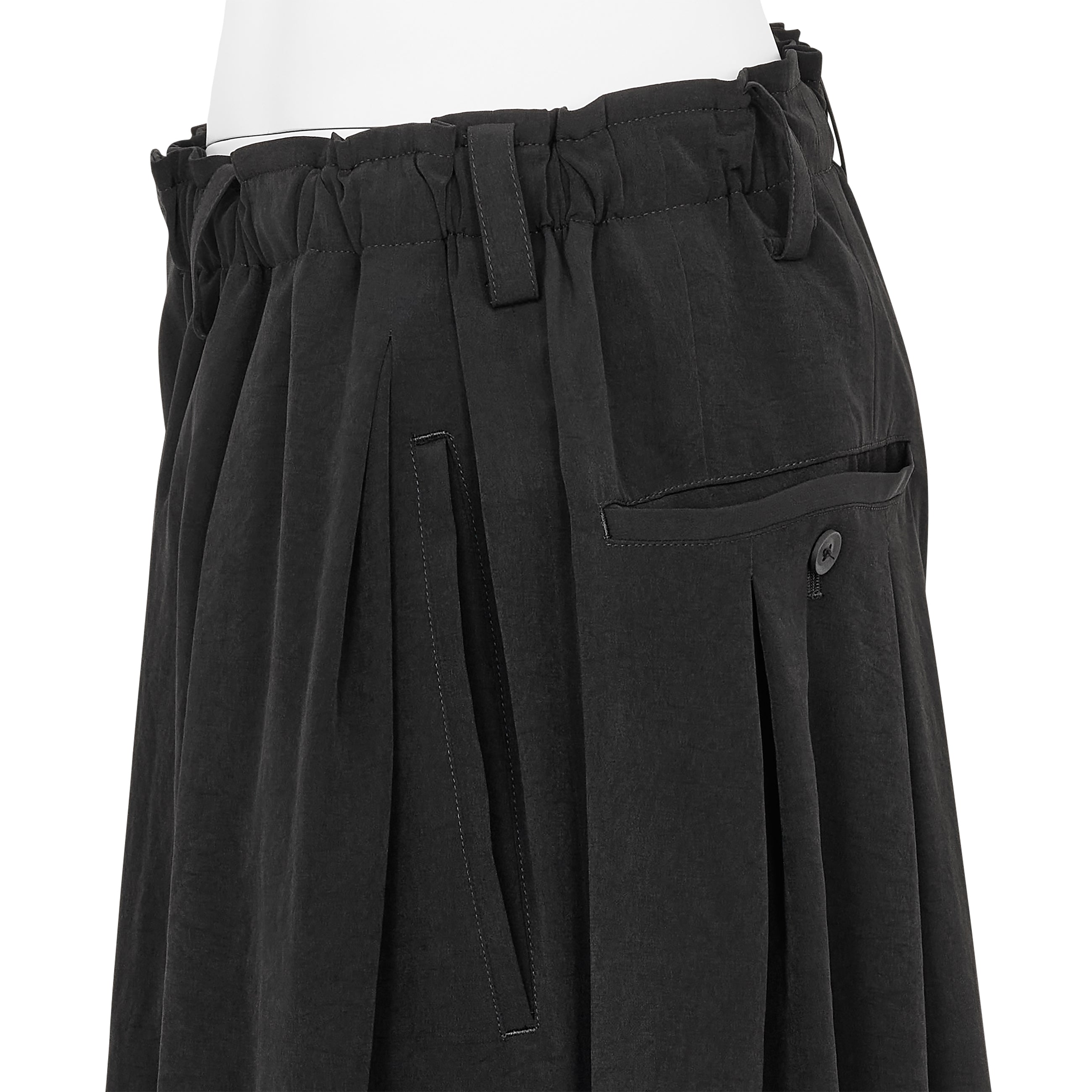 TUXEDO 8 TUCKS PANTS BLACK