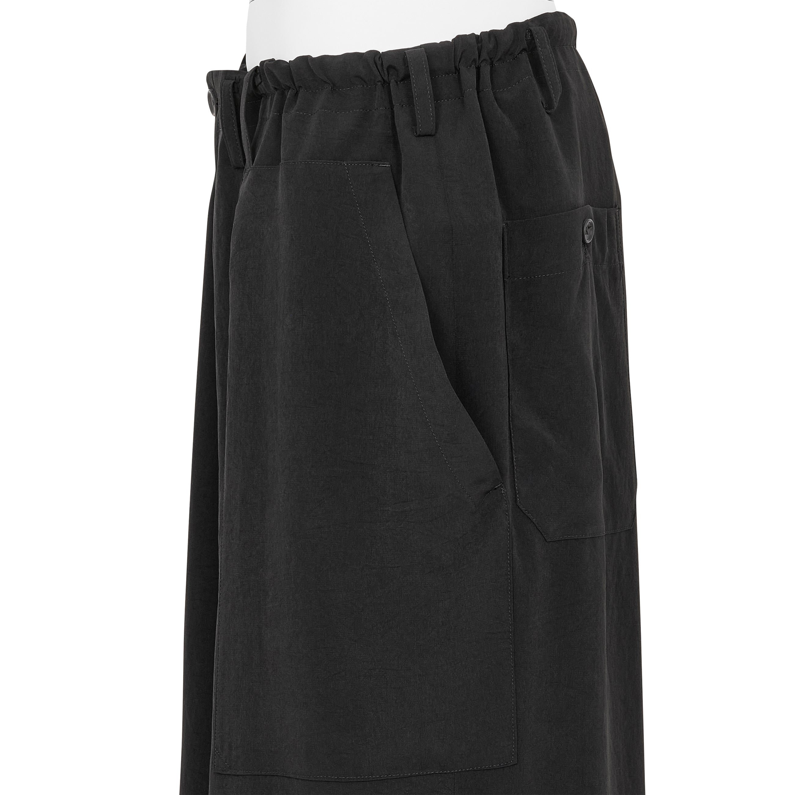 TUXEDO OUT POCKET SHORTS BLACK - Yohji Yamamoto POUR HOMME(ヨウジ