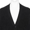 GRADATION V NECK CARDIGAN BLACK
