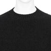 GRADATION CREW NECK KNIT BLACK