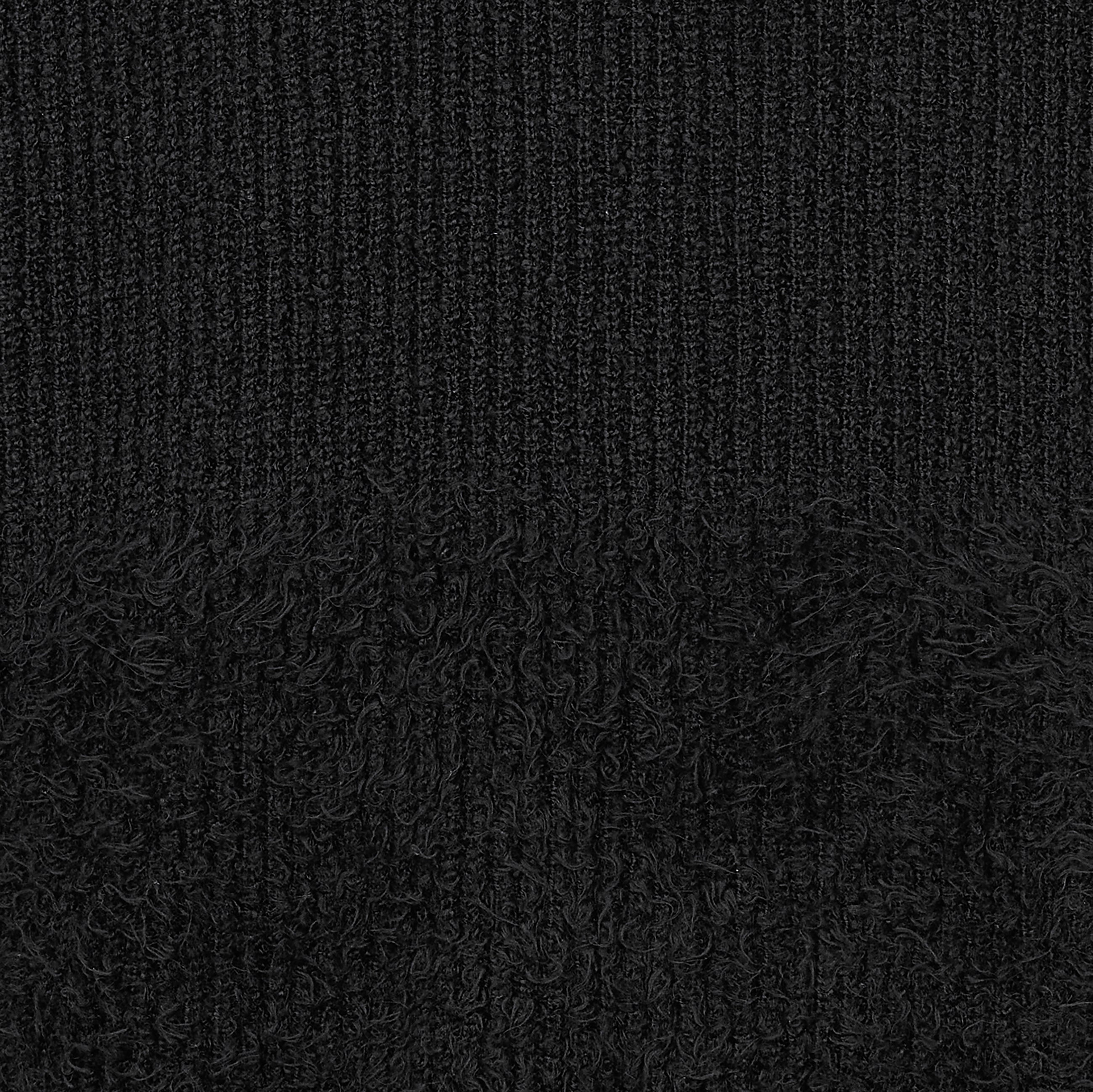 GRADATION CREW NECK KNIT BLACK