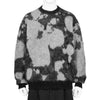 KID MOHAIR JACQUARD KNIT BUBBLE BLACK