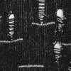 DAMAGED CREW NECK KNIT BLACK