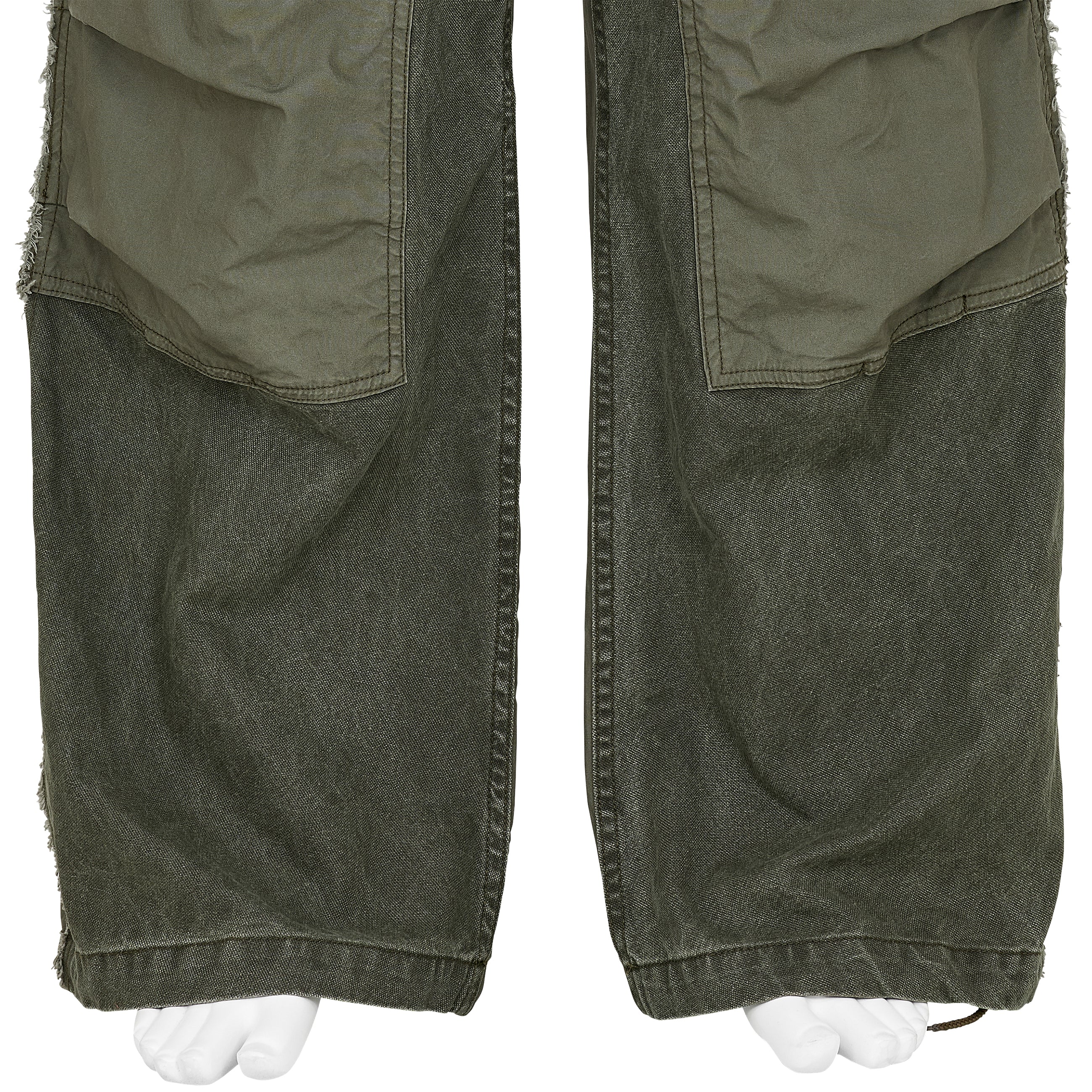CONNECTED DOUBLE KNEE CARGO OLIVE