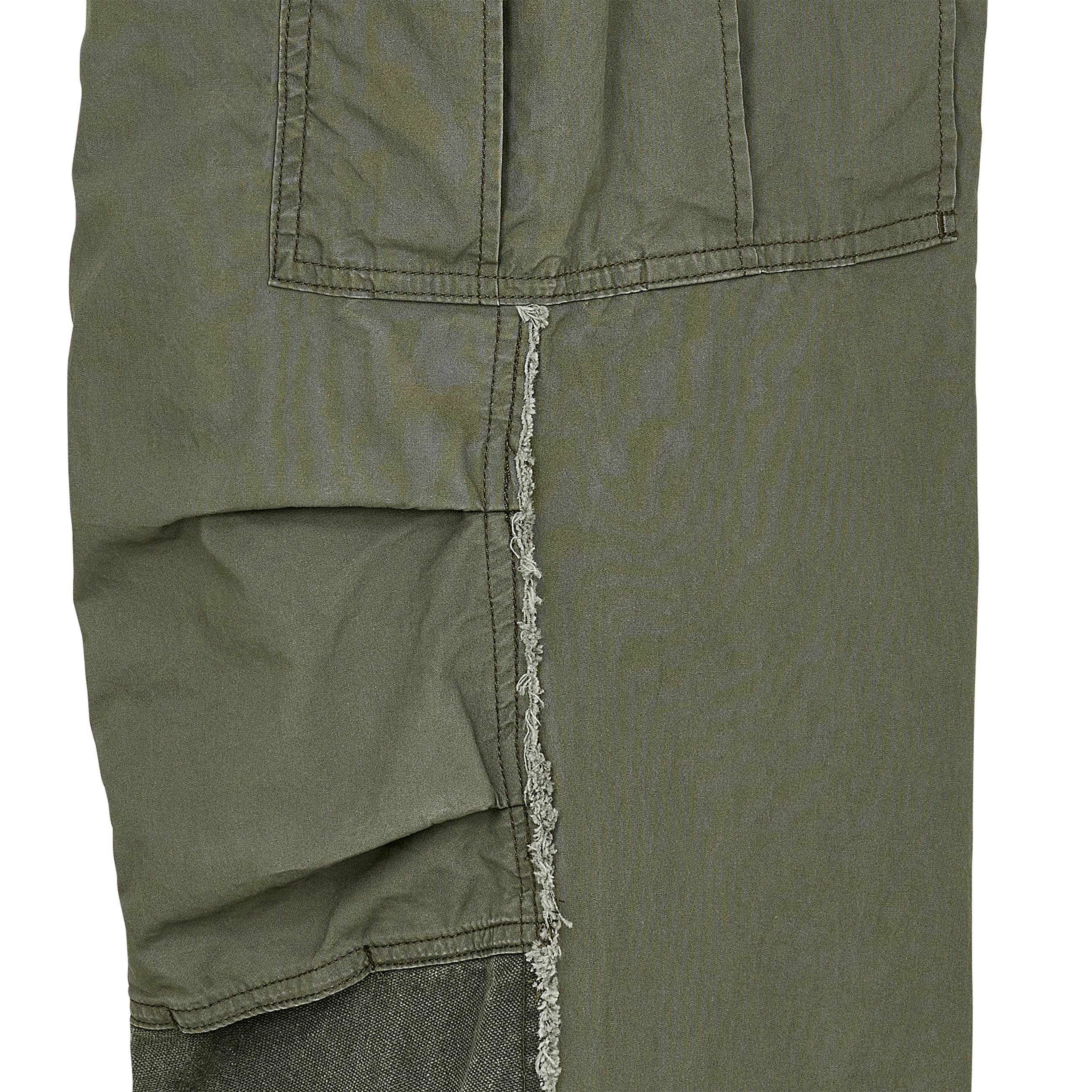 CONNECTED DOUBLE KNEE CARGO OLIVE - YOKE(ヨーク) - BOTTOMS
