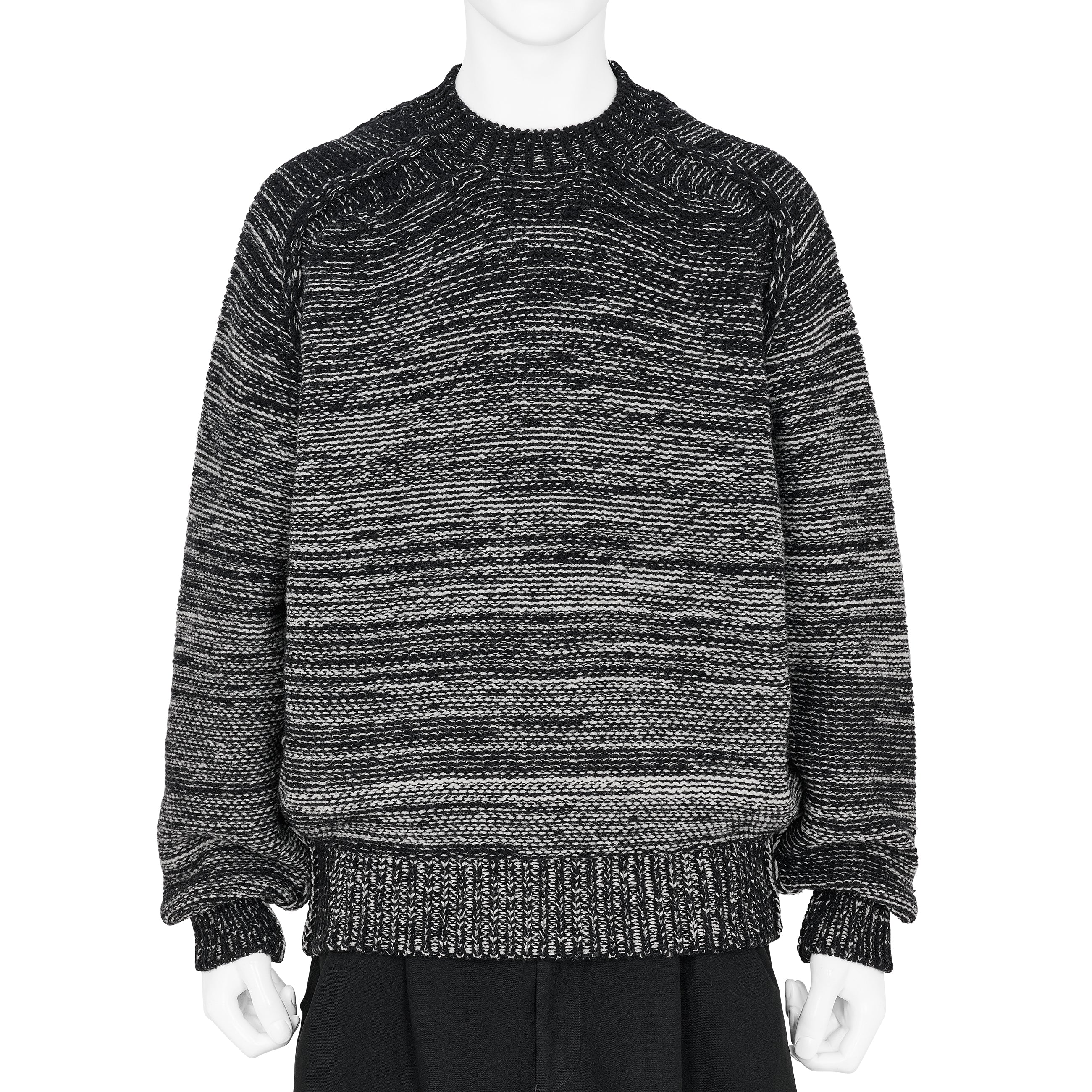 YOKE グラデーションニット GRADATION CREW NECK KNIT BLACK - YOKE(ヨーク) - TOPS(トップス