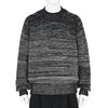 GRADATION CREW NECK KNIT BLACK